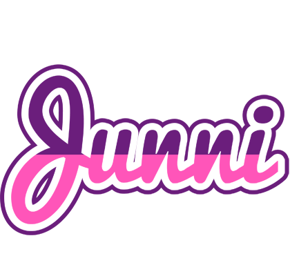 Junni cheerful logo