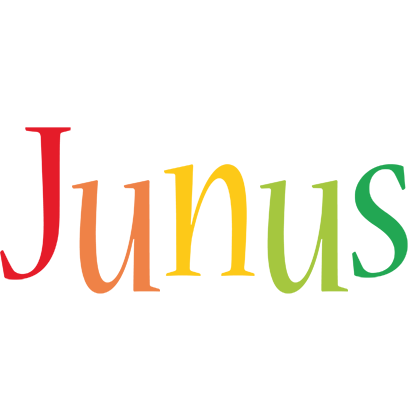 Junus birthday logo