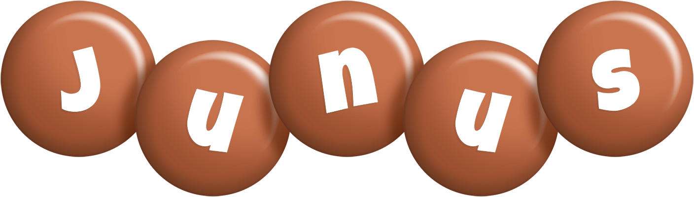 Junus candy-brown logo