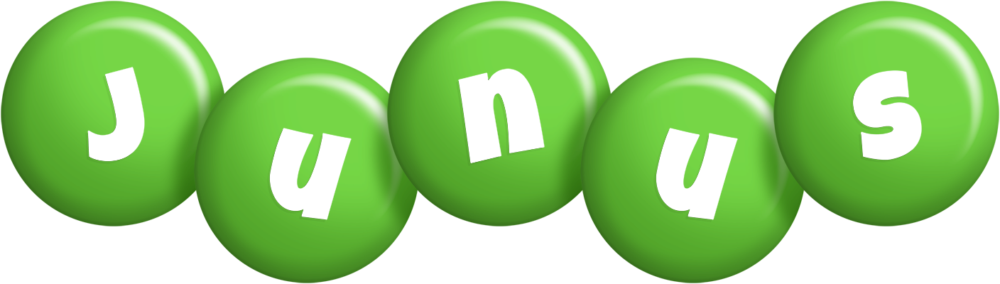 Junus candy-green logo