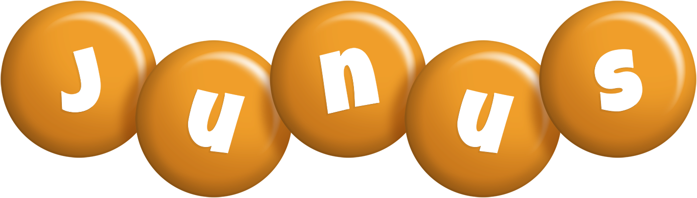 Junus candy-orange logo