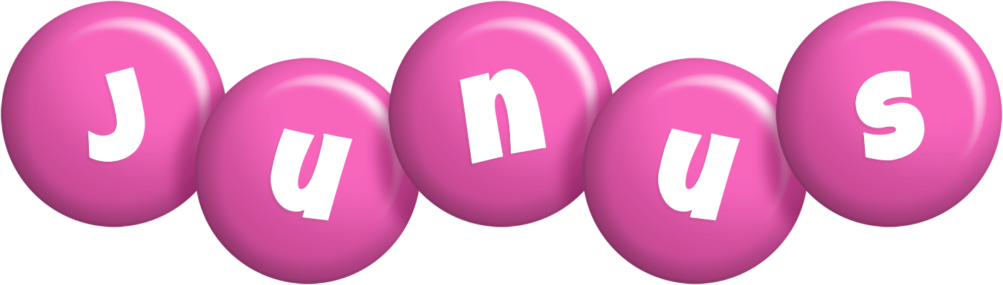 Junus candy-pink logo