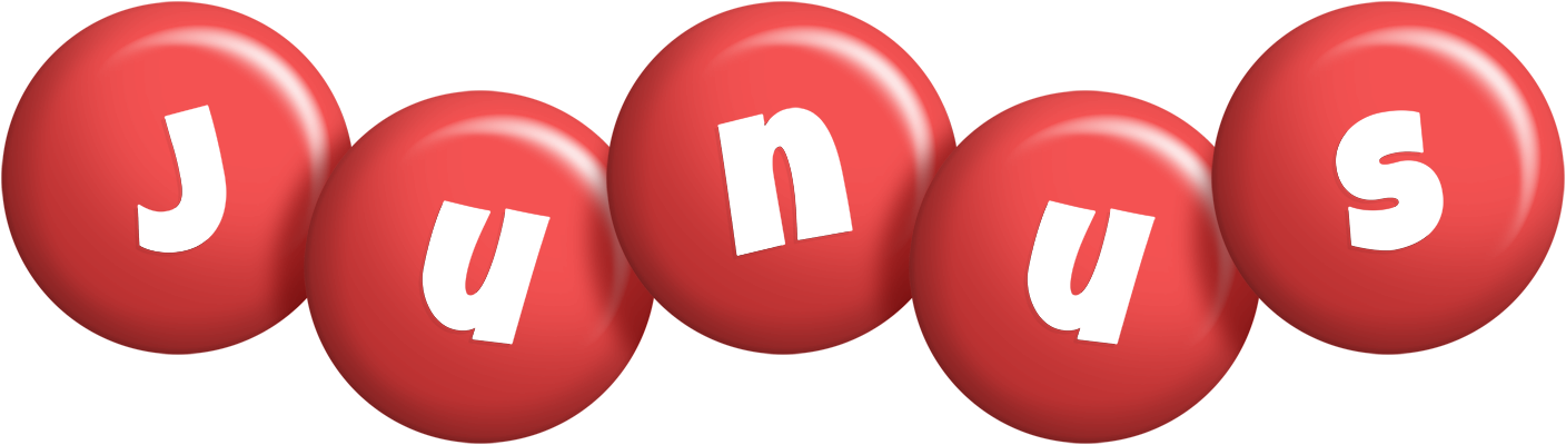 Junus candy-red logo