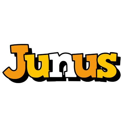 Junus cartoon logo