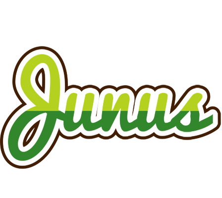 Junus golfing logo