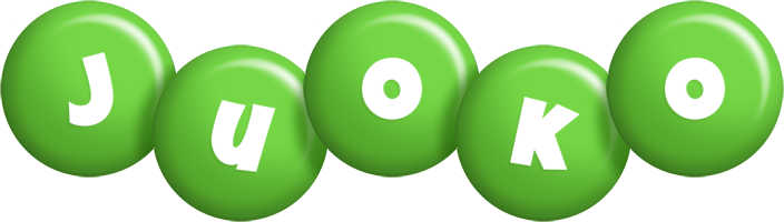 Juoko candy-green logo