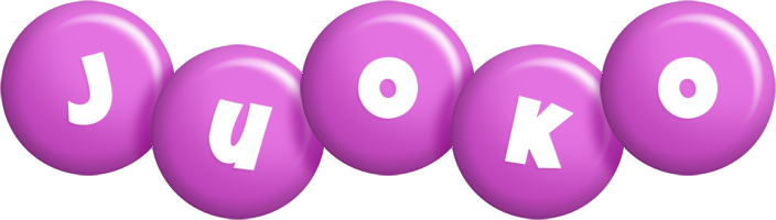 Juoko candy-purple logo