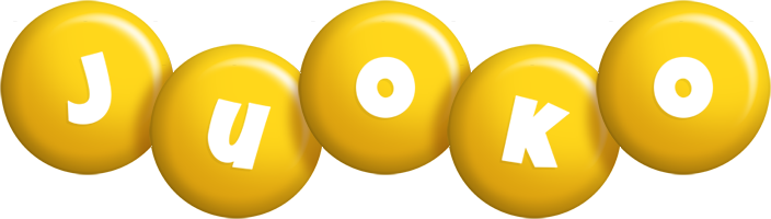 Juoko candy-yellow logo