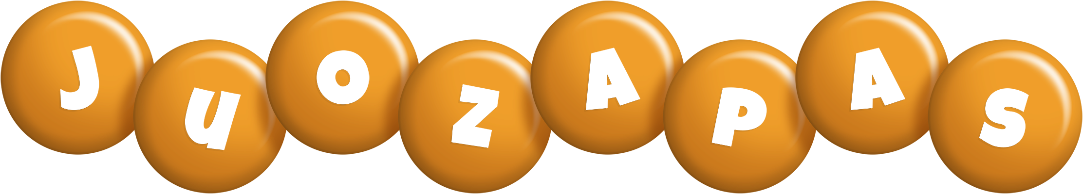 Juozapas candy-orange logo