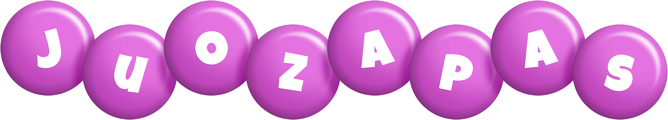 Juozapas candy-purple logo