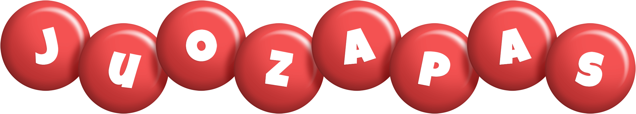 Juozapas candy-red logo