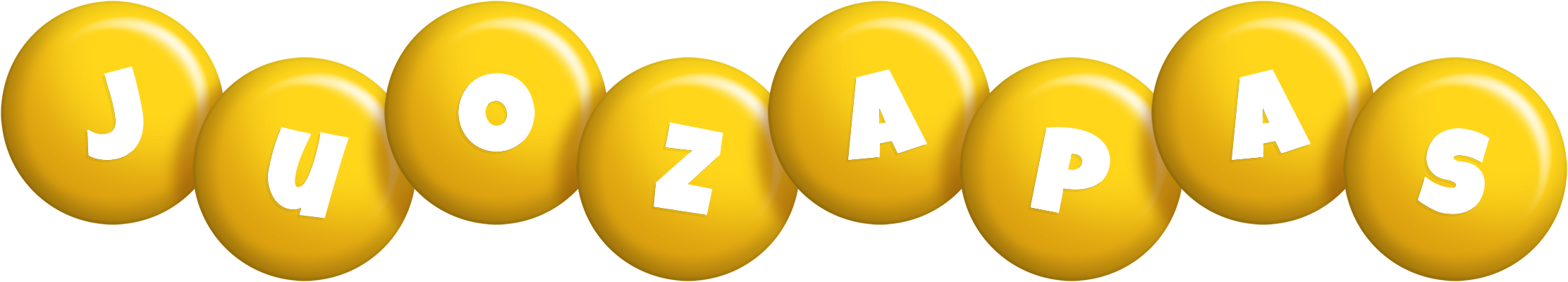 Juozapas candy-yellow logo