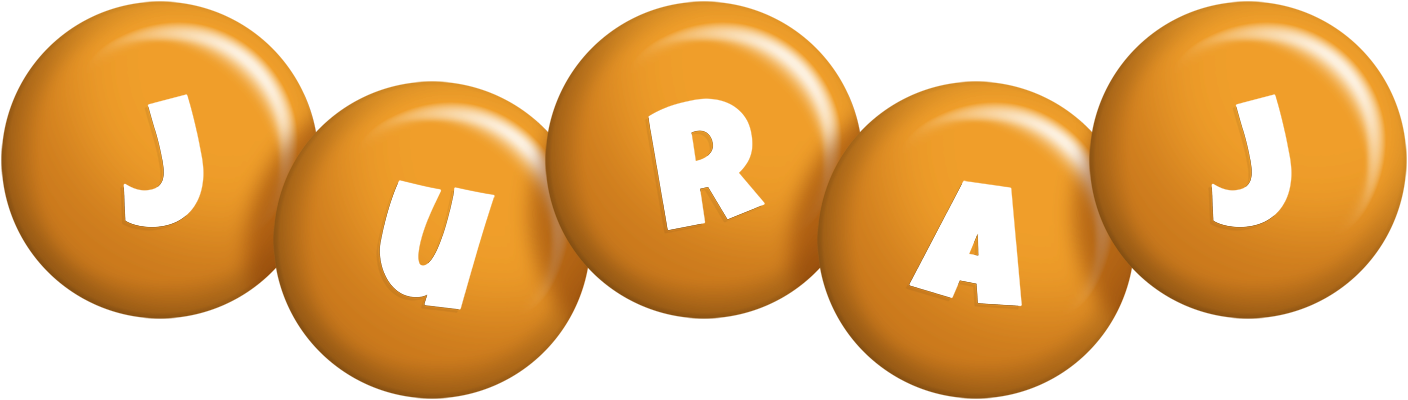 Juraj candy-orange logo