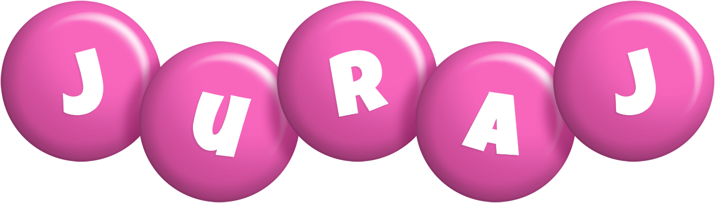 Juraj candy-pink logo