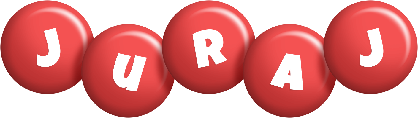 Juraj candy-red logo
