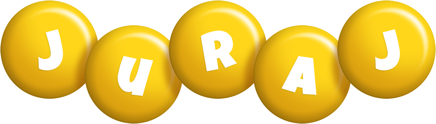 Juraj candy-yellow logo