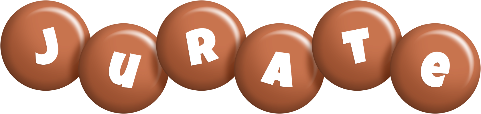 Jurate candy-brown logo