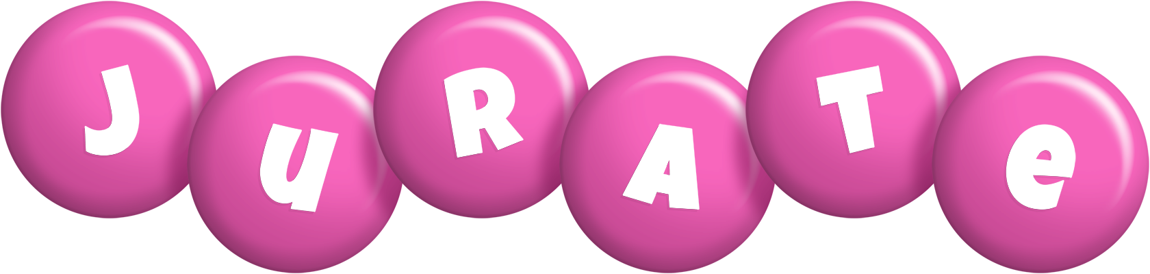 Jurate candy-pink logo