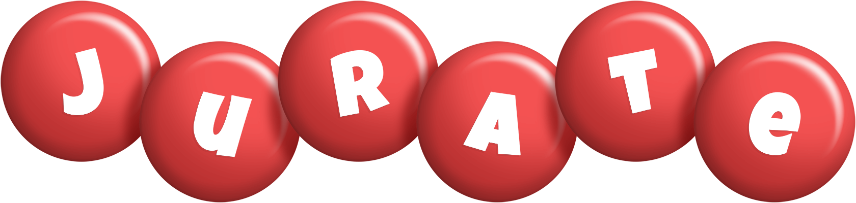 Jurate candy-red logo