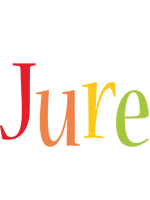 Jure birthday logo