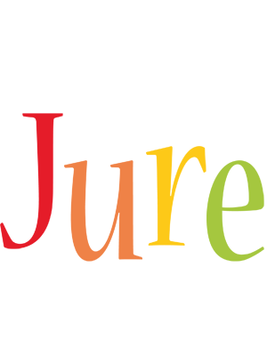 Jure birthday logo