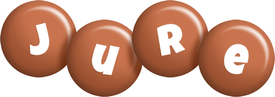 Jure candy-brown logo
