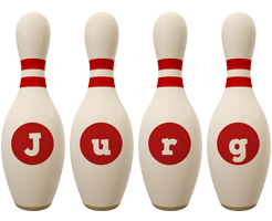 Jurg bowling-pin logo