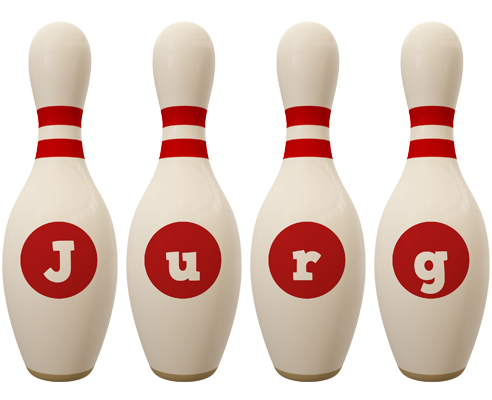 Jurg bowling-pin logo