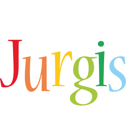 Jurgis birthday logo