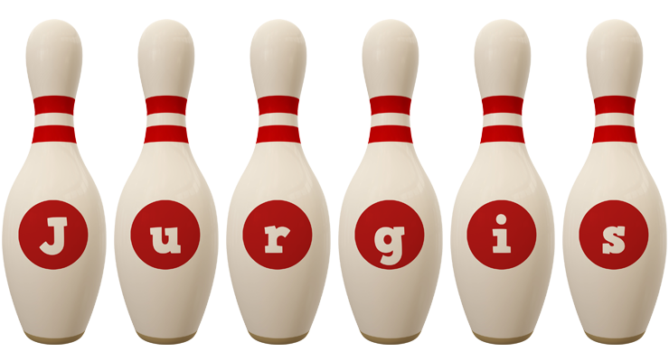 Jurgis bowling-pin logo