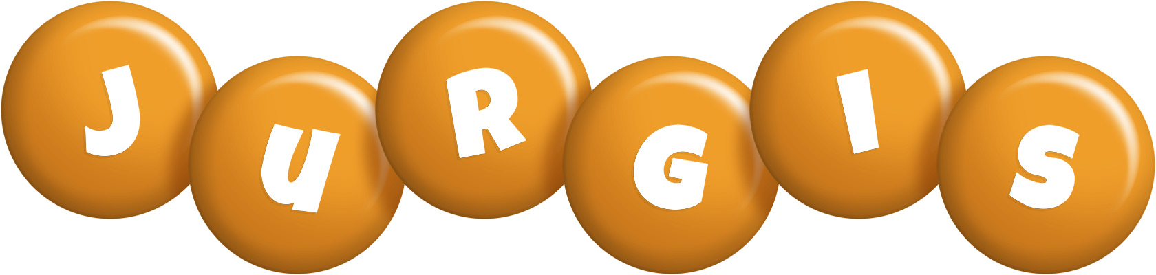Jurgis candy-orange logo
