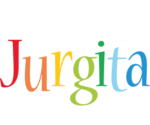 Jurgita birthday logo