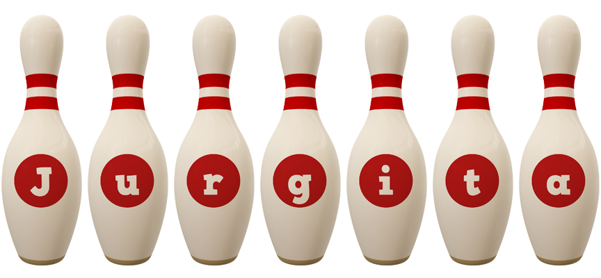 Jurgita bowling-pin logo