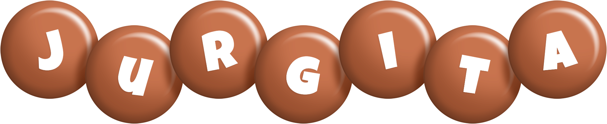 Jurgita candy-brown logo