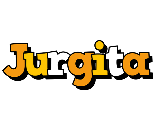 Jurgita cartoon logo