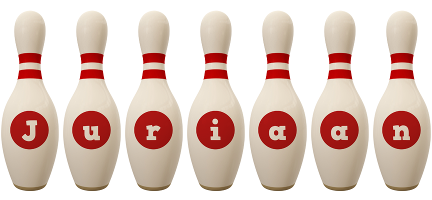 Juriaan bowling-pin logo