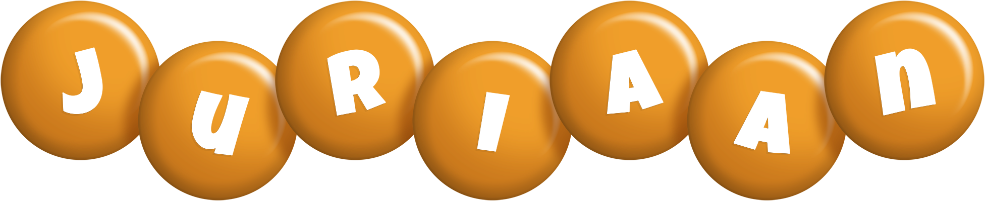 Juriaan candy-orange logo