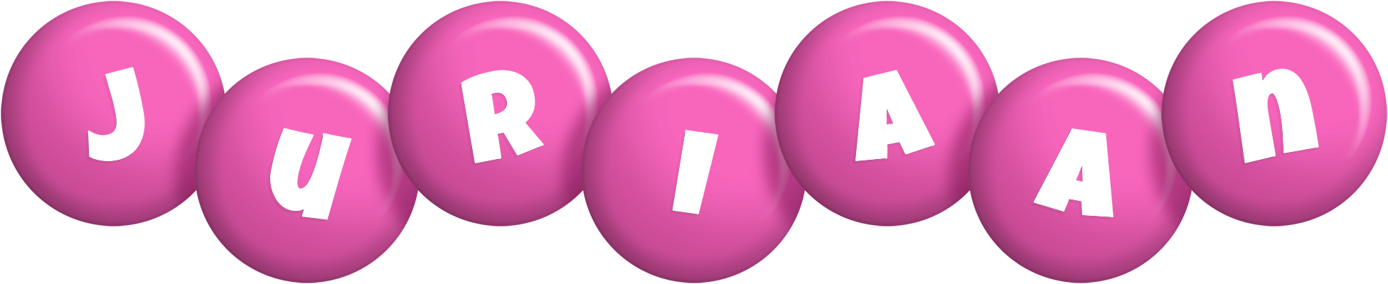 Juriaan candy-pink logo