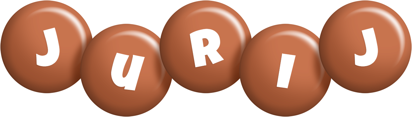 Jurij candy-brown logo