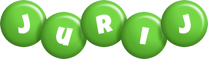 Jurij candy-green logo