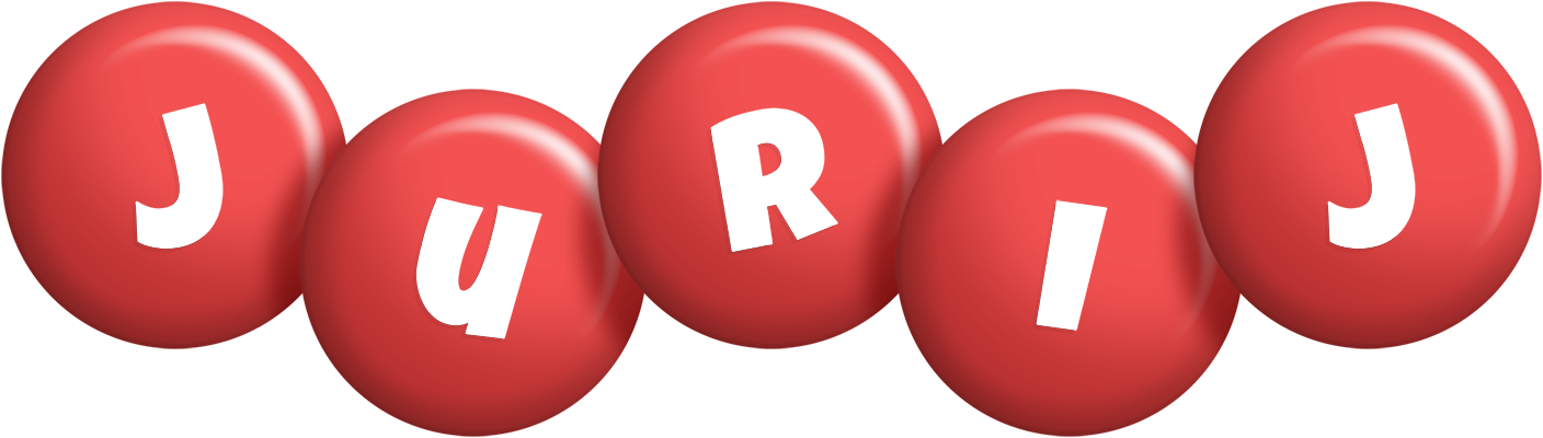 Jurij candy-red logo