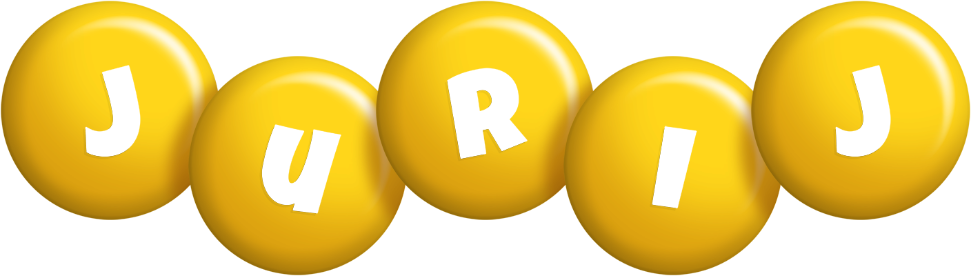Jurij candy-yellow logo