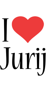 Jurij i-love logo