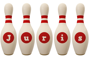 Juris bowling-pin logo