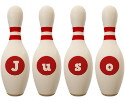 Juso bowling-pin logo