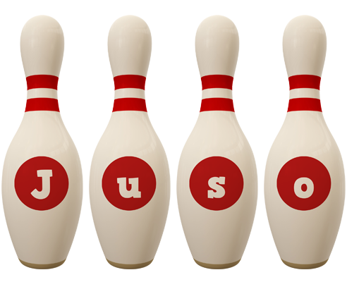 Juso bowling-pin logo
