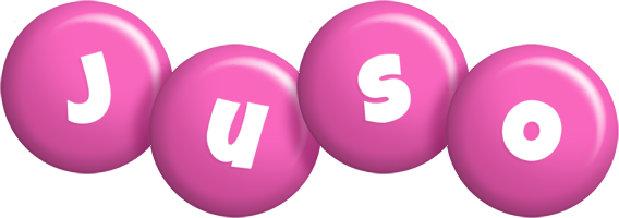 Juso candy-pink logo