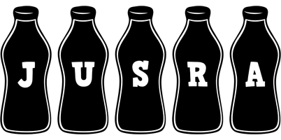 Jusra bottle logo