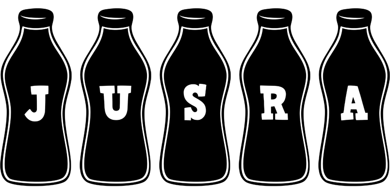 Jusra bottle logo