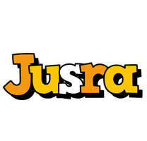 Jusra cartoon logo